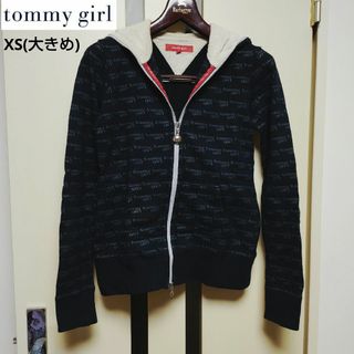 tommy girl - tommy girl ダブルジップ パーカー