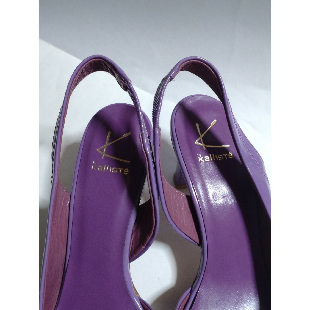 Kalliste (カリステ) サンダル ■ 37.5 クロスサンダル 紫 夏 レディースの靴/シューズ(サンダル)の商品写真
