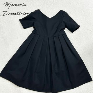 Merceria Dressterior ワンピース　リボン　チュール　プリーツ(ミディアムドレス)