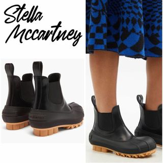 ステラマッカートニー(Stella McCartney)のSTELLA McCARTNEY チェルシー ブーツ ブラック EU35(ブーツ)