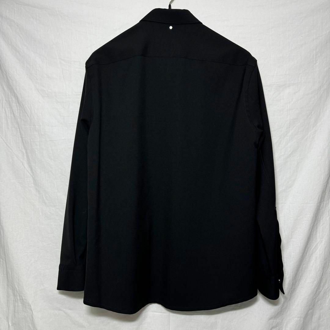 OAMC(オーエーエムシー)のOAMC IAN SHIRT ジップシャツ トロピカルウール ブラック M メンズのトップス(シャツ)の商品写真