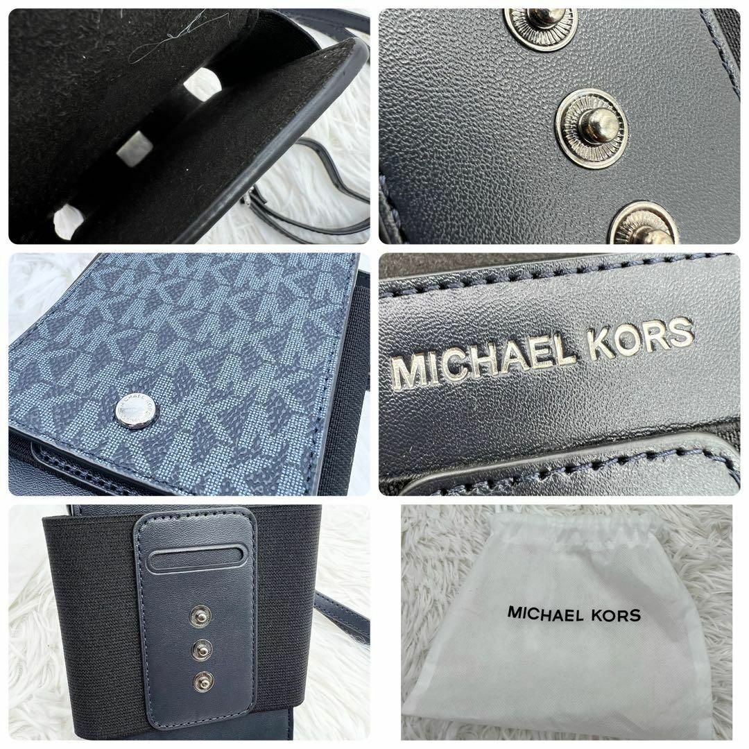 Michael Kors(マイケルコース)の【美品】MICHAEL KORS マイケルコース LI-2101 スマホケース レディースのファッション小物(その他)の商品写真