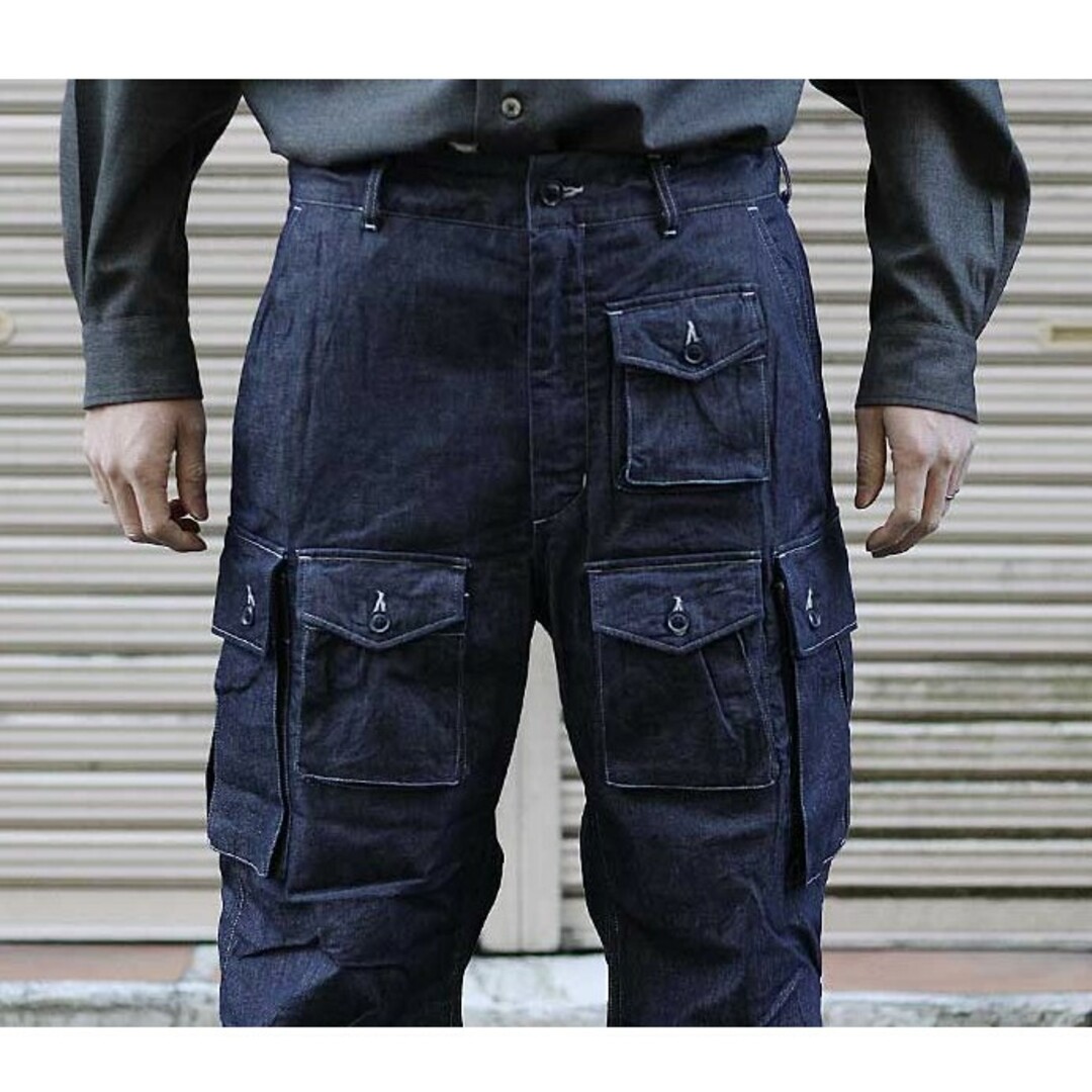 Engineered Garments(エンジニアードガーメンツ)の定価42,900円完売【エンジニアードガーメンツ】FAパンツ 8ozコーンデニム メンズのパンツ(デニム/ジーンズ)の商品写真