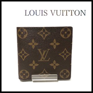 ルイヴィトン(LOUIS VUITTON)の【美品】LOUIS VUITTON ヴィトンポルトフォイユマルコ　二つ折り財布(折り財布)