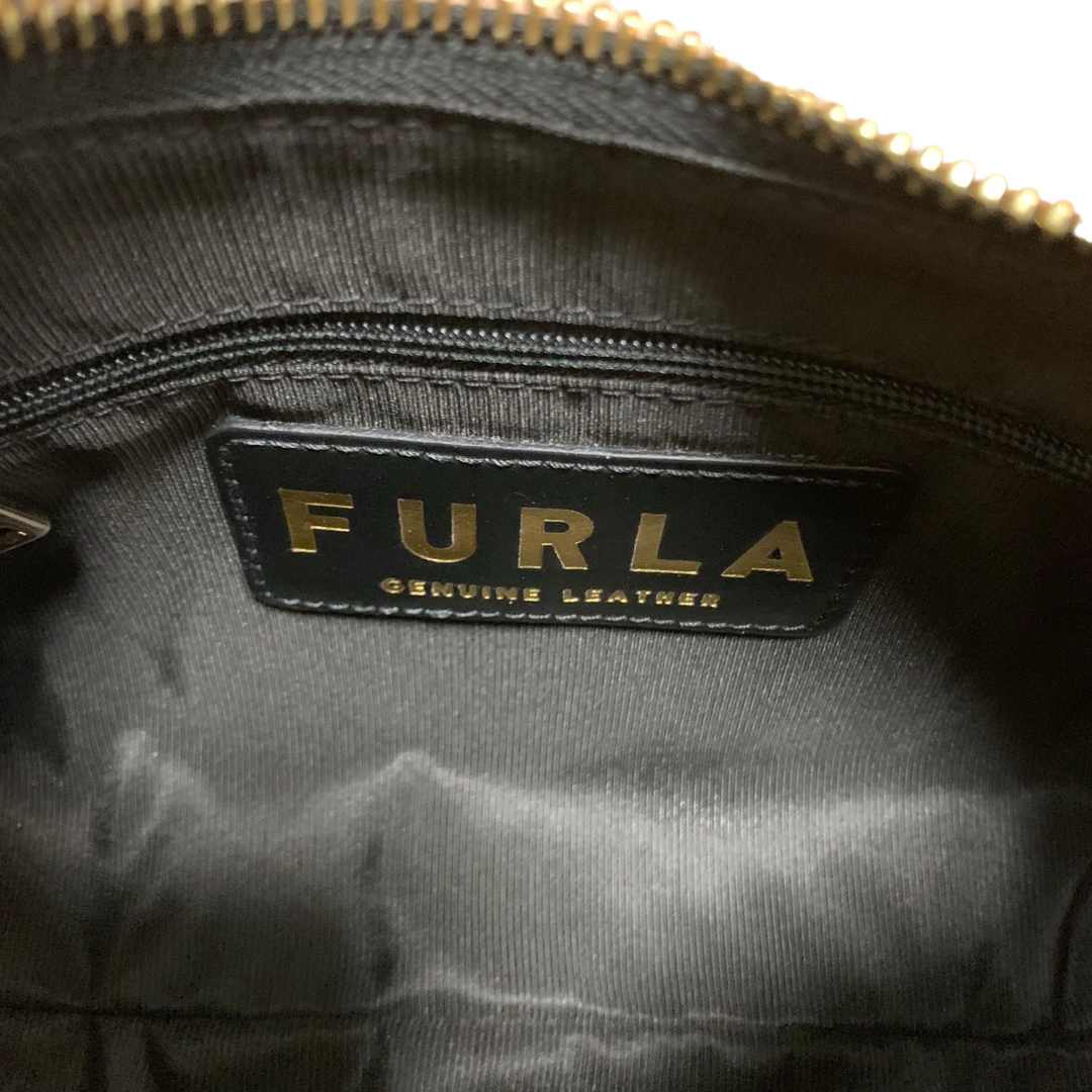 Furla(フルラ)のフルラ　2wayショルダーバッグ　ハンドバッグ　黒　レザー　チェーン　プリムラ レディースのバッグ(ショルダーバッグ)の商品写真