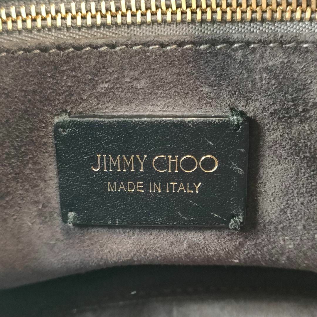 JIMMY CHOO(ジミーチュウ)のジミーチュウ 2way ヴァレンヌ ショルダーバッグ ロゴ金具 レザー ブラック レディースのバッグ(ショルダーバッグ)の商品写真