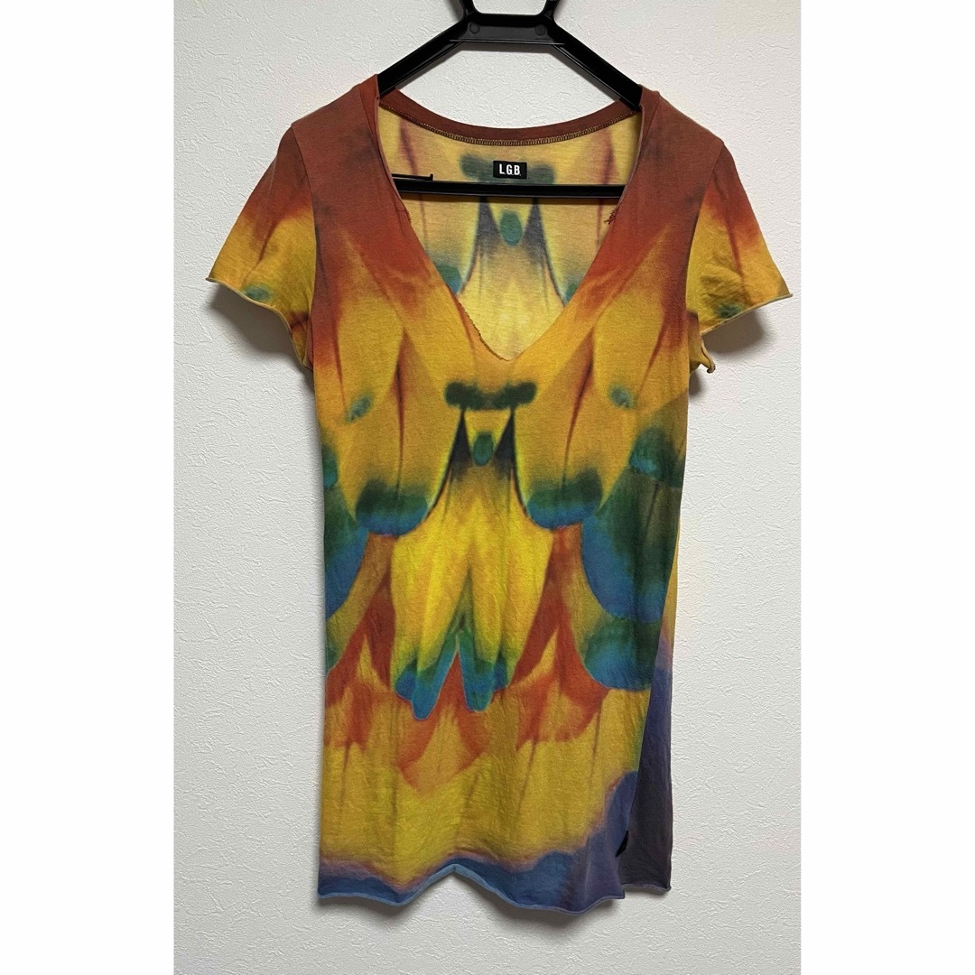 LGB(ルグランブルー)のLGB孔雀プリントカットソーTシャツ0 if six gunda hyde着 レディースのトップス(Tシャツ(半袖/袖なし))の商品写真