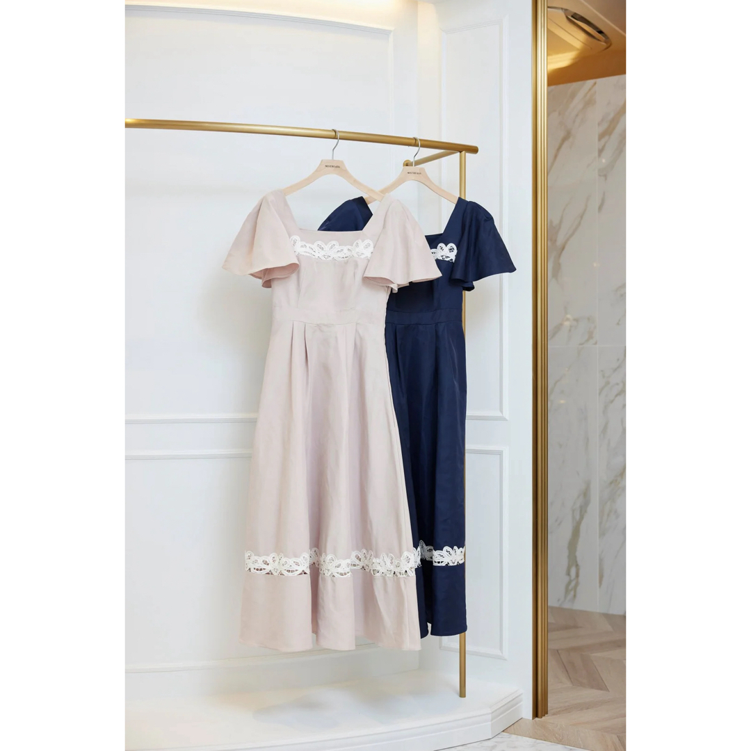 MISTREASS新品Batten Lace F&F Taffeta Dress レディースのワンピース(ロングワンピース/マキシワンピース)の商品写真