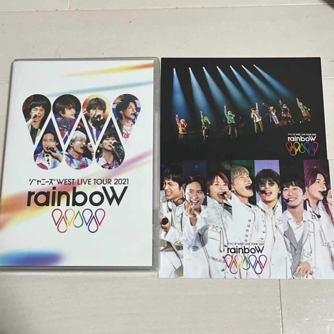 ジャニーズWEST(ジャニーズウエスト)のジャニーズWEST LIVETOUR 2021 rainboW 通常盤DVD エンタメ/ホビーのCD(ポップス/ロック(邦楽))の商品写真