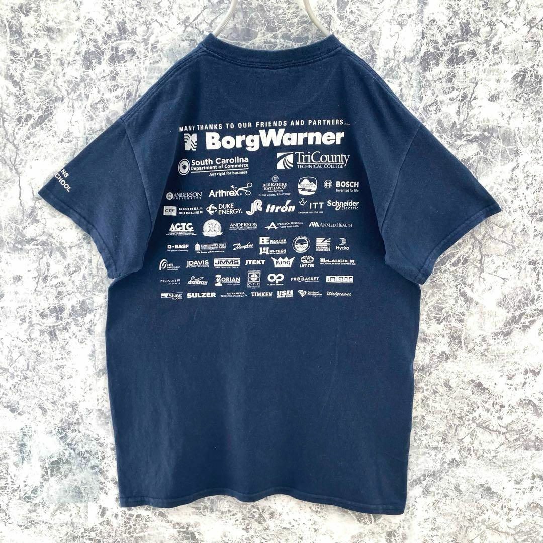 IT63 US古着ギルダンビジネスイベントロゴ協賛協賛バックデカロゴ半袖Tシャツ メンズのトップス(Tシャツ/カットソー(半袖/袖なし))の商品写真