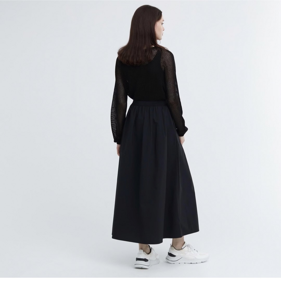 UNIQLO(ユニクロ)の【UNIQLO】ボリュームロングスカート（丈標準86～90cm） Mサイズ レディースのスカート(ロングスカート)の商品写真