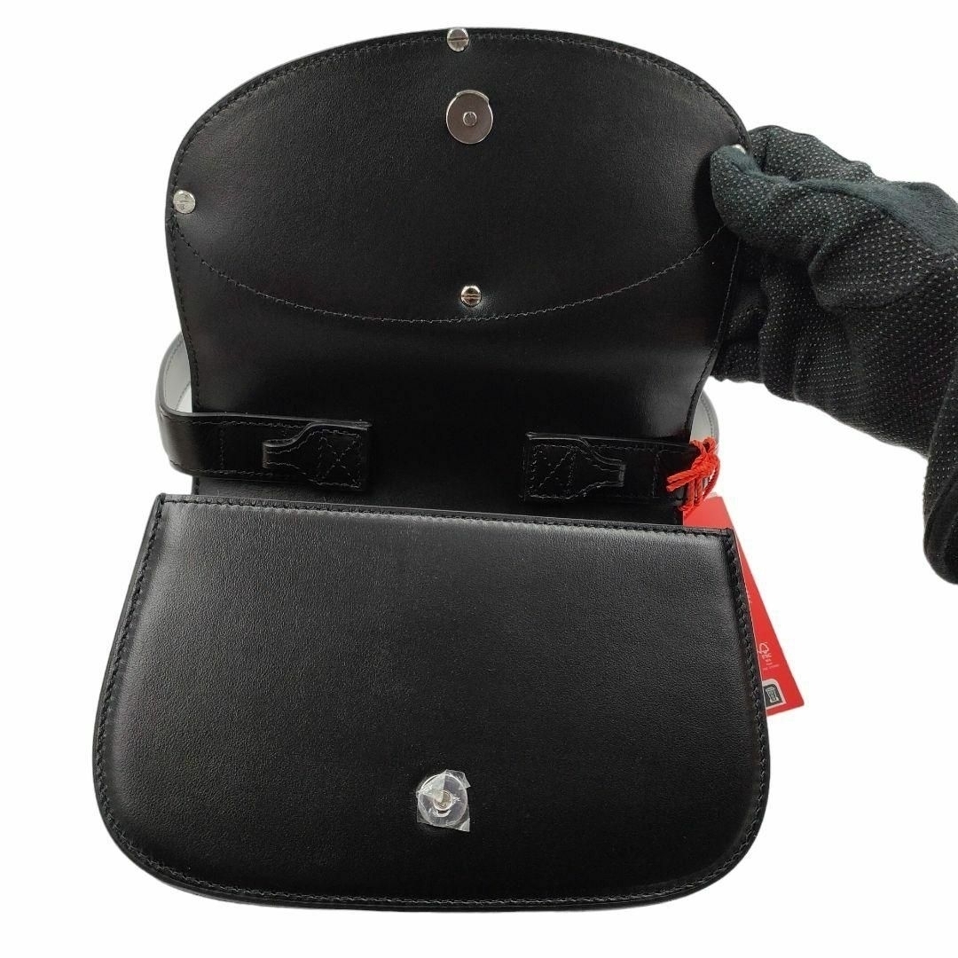 DIESEL(ディーゼル)の新品未使用 ディーゼル 1DR 2way ショルダーバッグ レザー ブラック レディースのバッグ(ハンドバッグ)の商品写真
