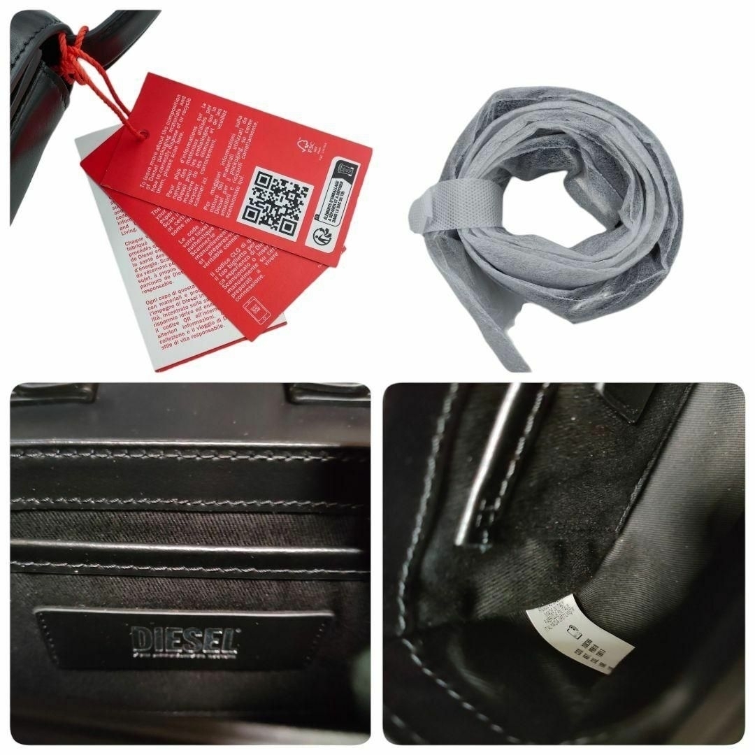 DIESEL(ディーゼル)の新品未使用 ディーゼル 1DR 2way ショルダーバッグ レザー ブラック レディースのバッグ(ハンドバッグ)の商品写真