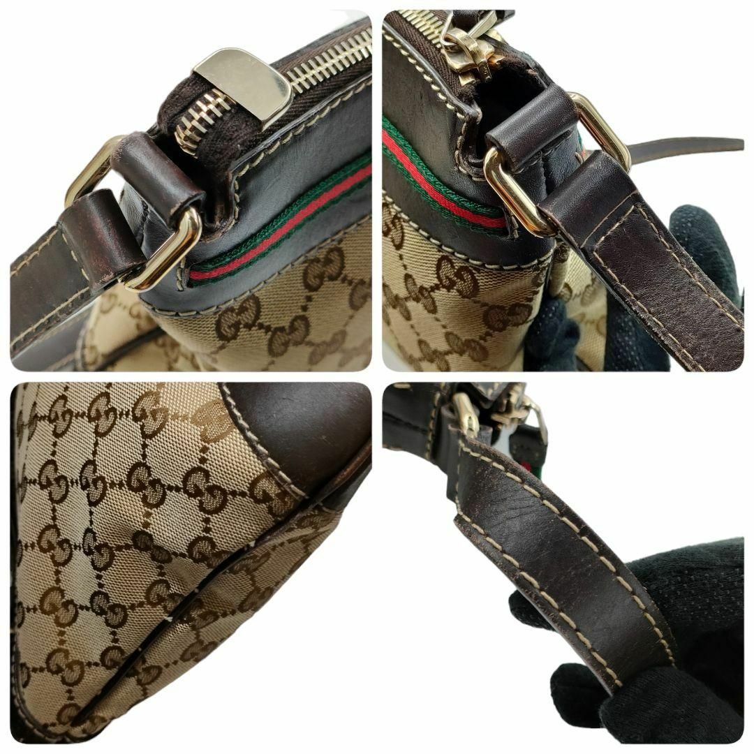 Gucci(グッチ)の稀少 グッチ リボン シェリーライン GGキャンバス ショルダーバッグ 肩掛け レディースのバッグ(ショルダーバッグ)の商品写真