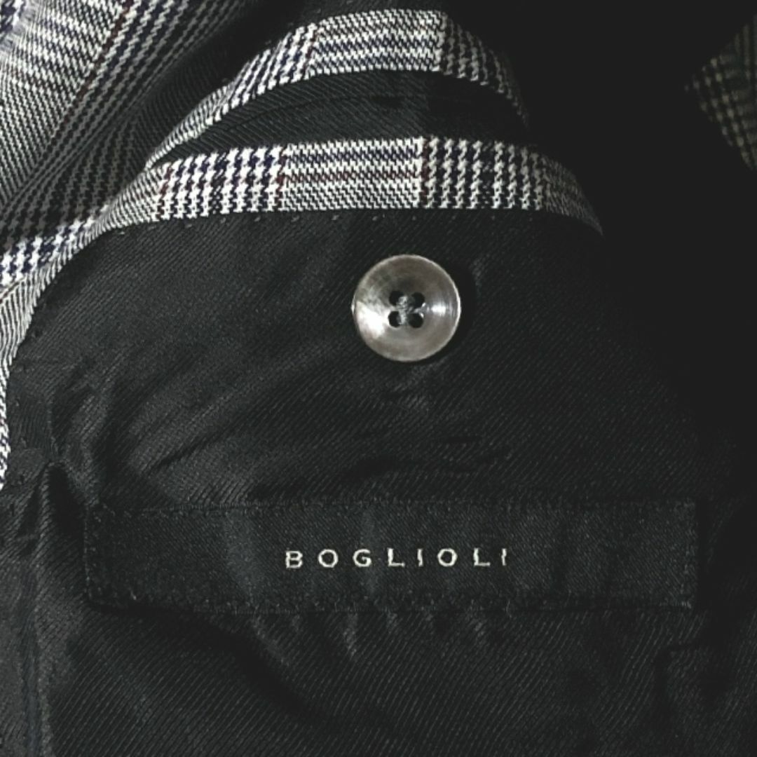 BOGLIOLI(ボリオリ)のボリオリ テーラードジャケット BOGLIOLI グレンチェック 段返り3B メンズのジャケット/アウター(テーラードジャケット)の商品写真