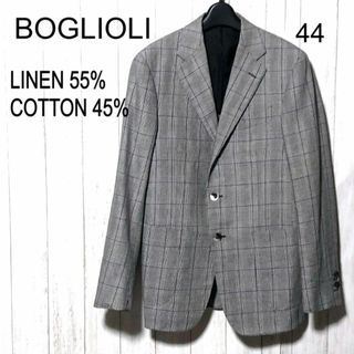 BOGLIOLI - ボリオリ テーラードジャケット BOGLIOLI グレンチェック 段返り3B