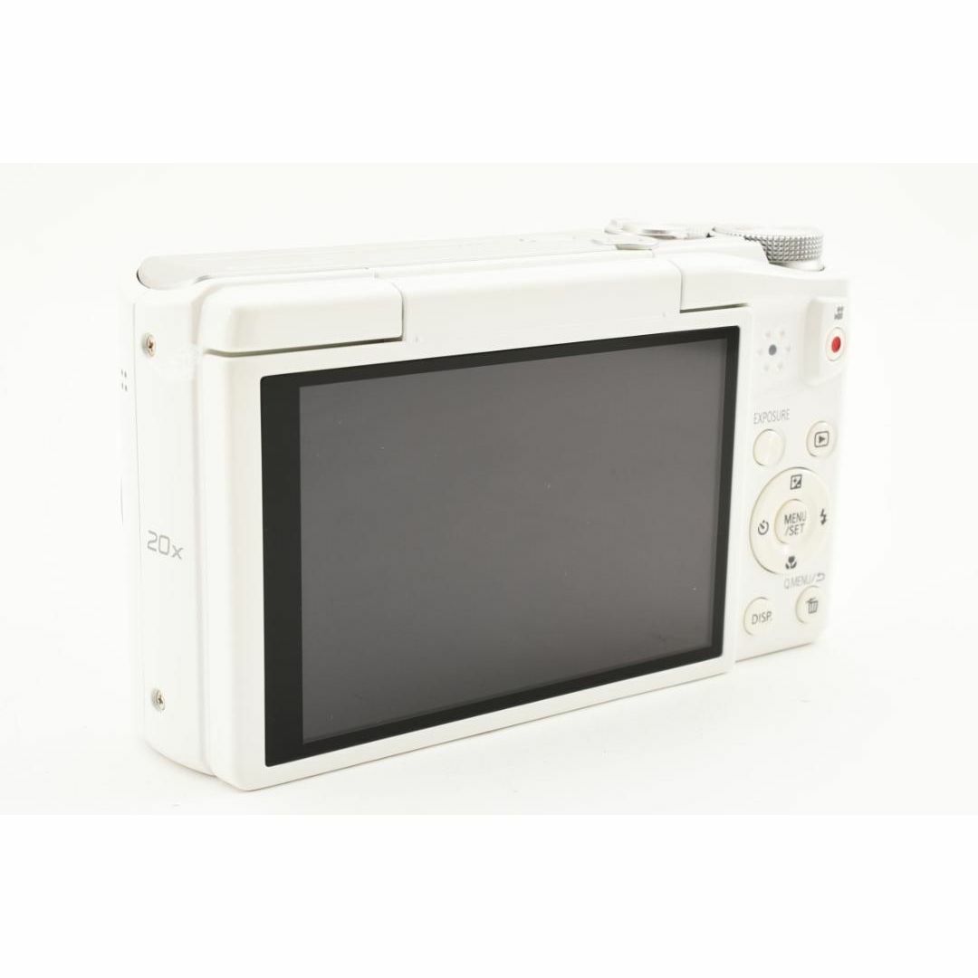 Panasonic(パナソニック)の【E35】Panasonic LUMIX DMC-TZ57-W　コンデジ　カメラ スマホ/家電/カメラのカメラ(コンパクトデジタルカメラ)の商品写真