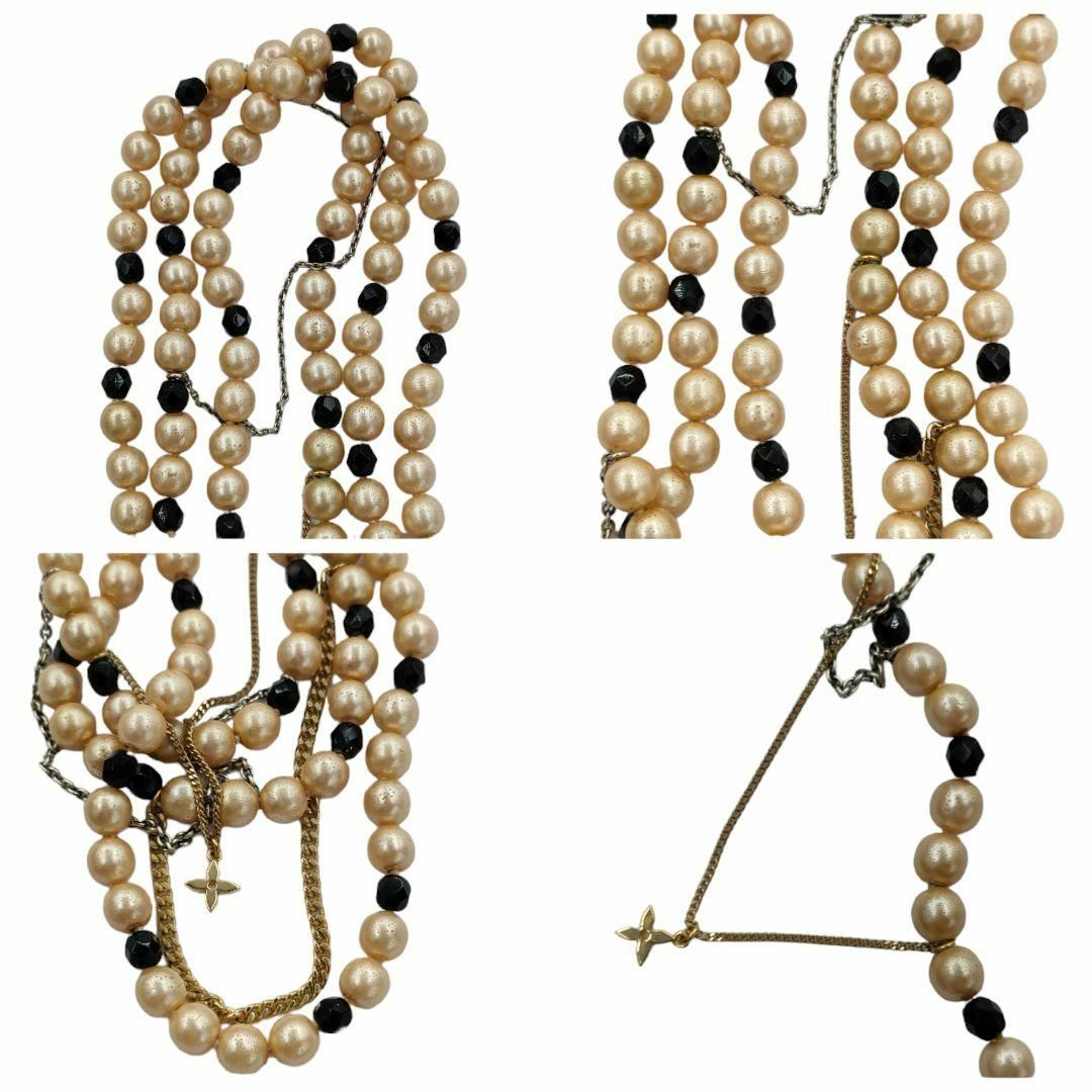 LOUIS VUITTON - ルイヴィトン リアルパール ロングネックレス LOUIS VUITTON - ルイヴィトン リアルパール ロングネックレス