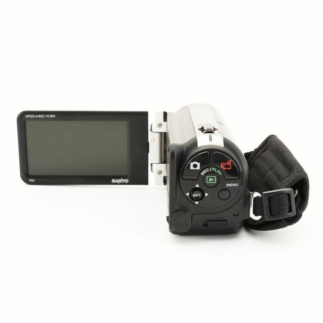 SANYO(サンヨー)の【E01】SANYO　Xacti　DMX-TH1　ビデオカメラ スマホ/家電/カメラのカメラ(ビデオカメラ)の商品写真