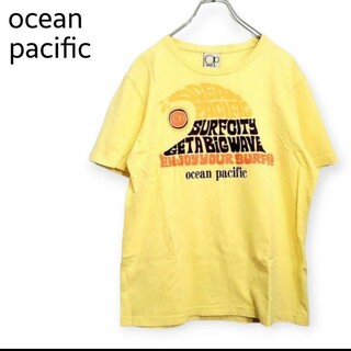 オーシャンパシフィック(OCEAN PACIFIC)のメンズ オーシャンパシフィック ocean pacific Tシャツ 黄色 L(Tシャツ/カットソー(半袖/袖なし))