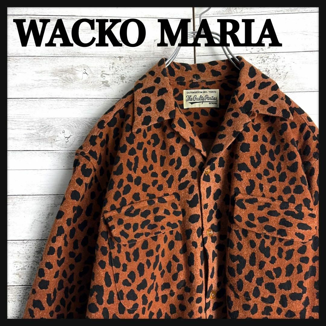 WACKO MARIA(ワコマリア)の9662【即完売モデル】ワコマリア☆総柄デザイン肉厚ネルシャツ　入手困難　美品 メンズのトップス(シャツ)の商品写真