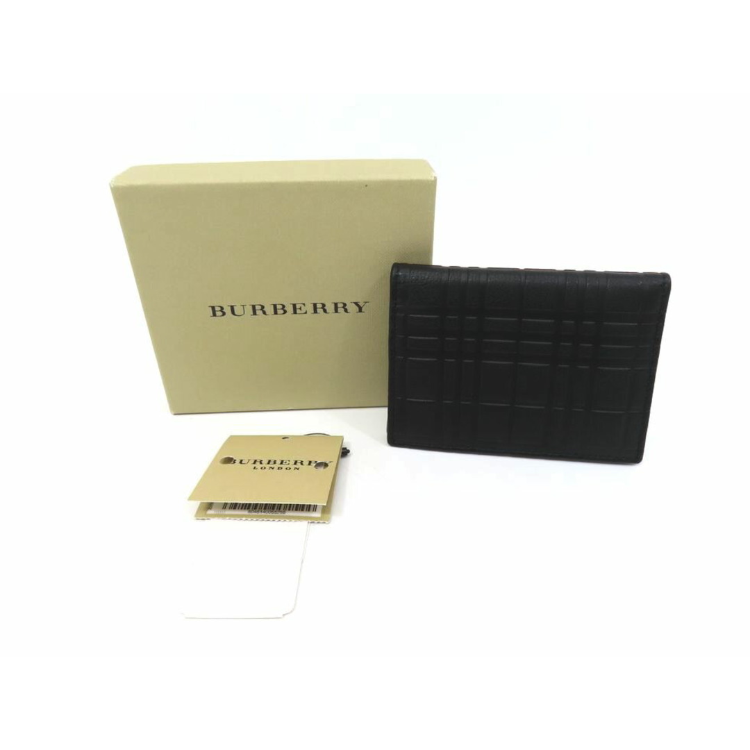 BURBERRY(バーバリー)の【新着】バーバリー レザー ブラック カードケース 【池袋店】【中古】 レディースのファッション小物(財布)の商品写真