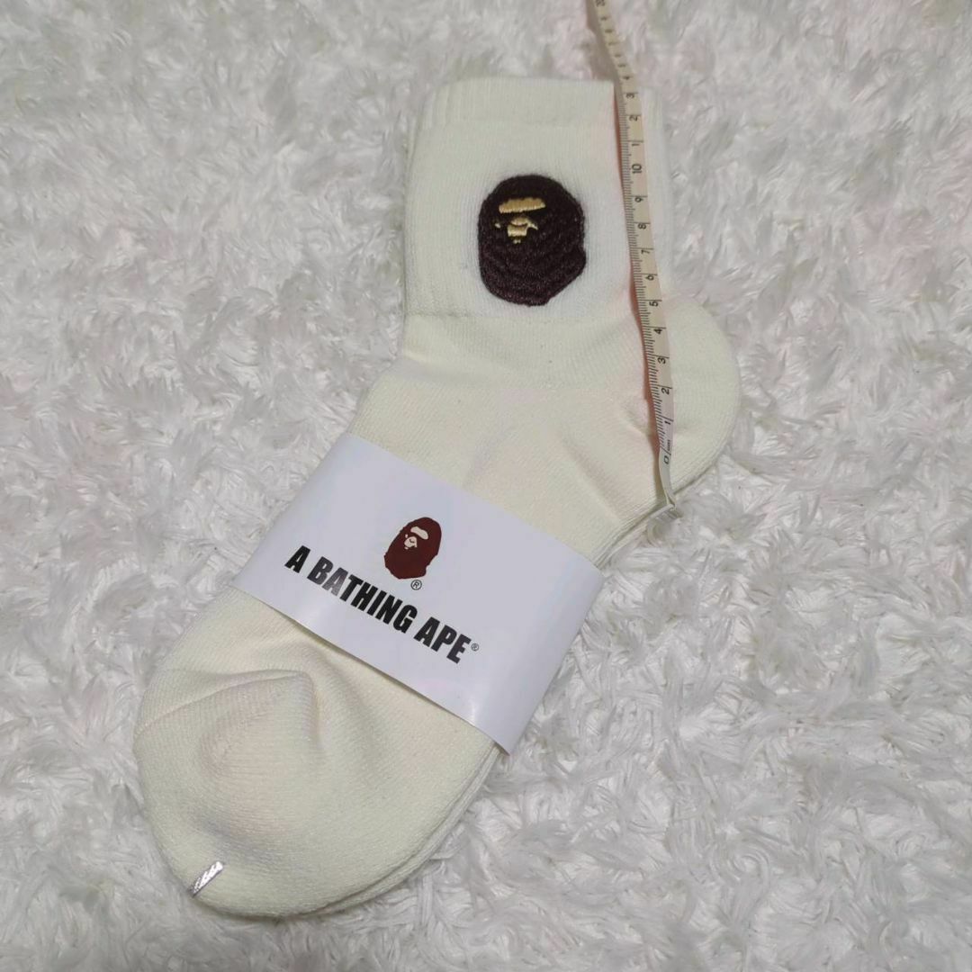 A BATHING APE(アベイシングエイプ)のA BATHING APE  エイプ　ソックス　メンズ　靴下　フリー5429 レディースのレッグウェア(ソックス)の商品写真