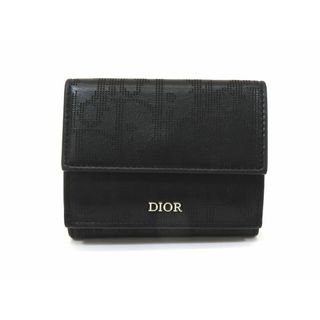 ディオール(Dior)の【新着】ディオール 2ESBC110VPD_H03E ディオール オブリーク ギャラクシー レザー ブラック 3つ折りウォレット 財布 【池袋店】【中古】(財布)