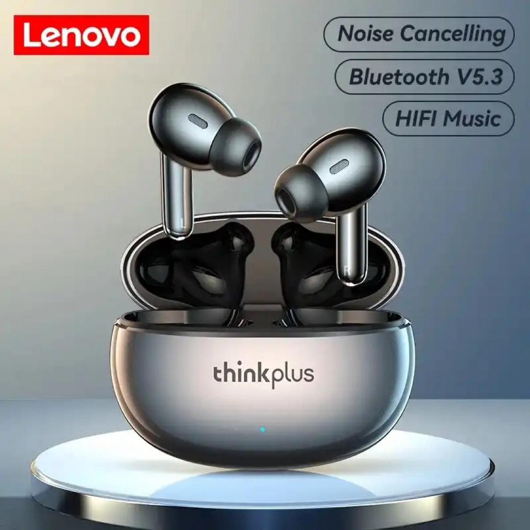 Lenovo(レノボ)のワイヤレスイヤホンlenovothinkplus live pods XT88白 スマホ/家電/カメラのオーディオ機器(ヘッドフォン/イヤフォン)の商品写真
