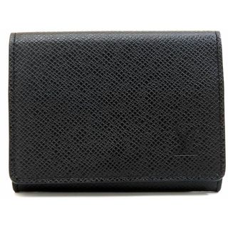 ルイヴィトン(LOUIS VUITTON)の【新着】ルイ・ヴィトン M64595 タイガ/ノワール アンヴェロップ・カルト ドゥ ヴィジットNM(旧金具) カードケース【池袋店】【中古】(名刺入れ/定期入れ)