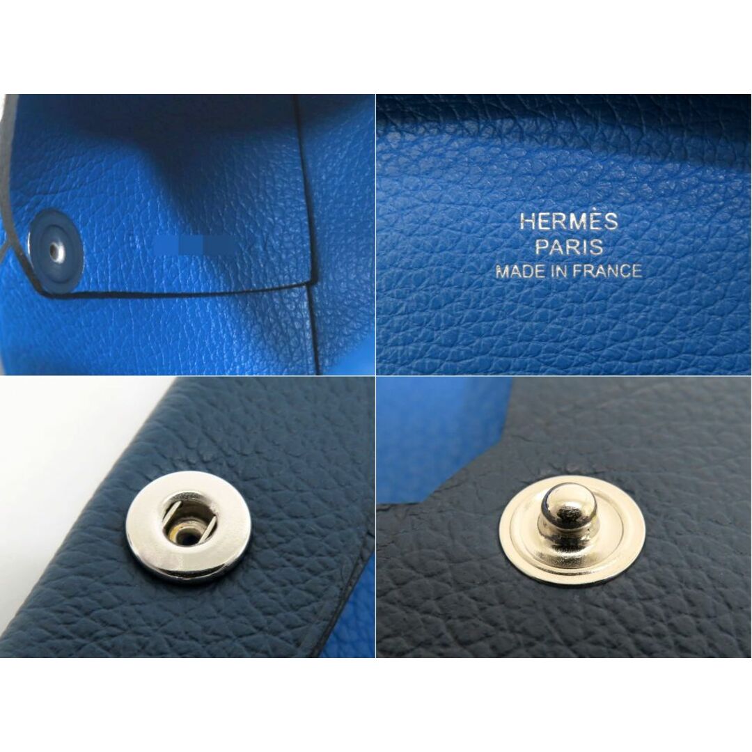 Hermes(エルメス)の【新着】エルメス H078478CK エバーカラー ブルードプリュス ブルーザンジバル SV金具 B刻 バスティア ヴェルソ コインケース【池袋店】【池袋店】 レディースのファッション小物(財布)の商品写真