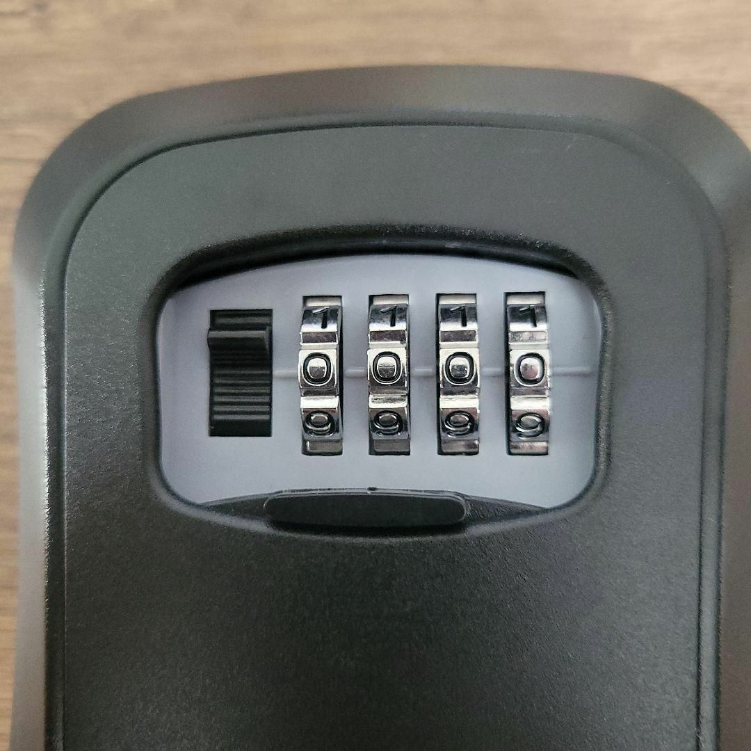 新品 キーボックス ダイヤル式 ブラック 鍵ボックス セキュリティボックス 鍵箱 その他のその他(その他)の商品写真
