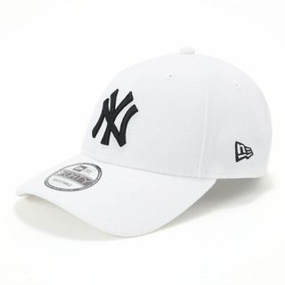 [ニューエラ] ベースボールキャップ CAP 帽子 MLB NYホワイト/ブラッ(その他)