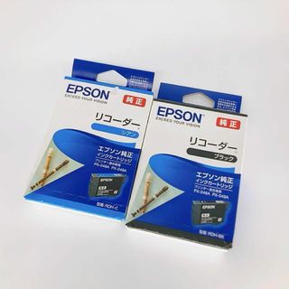 EPSON - ✨未使用✨エプソン インクカートリッジ リコーダー  ブラック　シアン