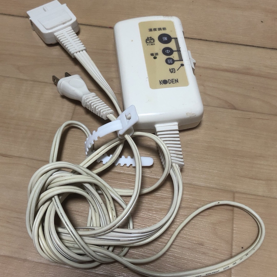 KODEN 電気毛布 専用 コード スマホ/家電/カメラの生活家電(その他)の商品写真