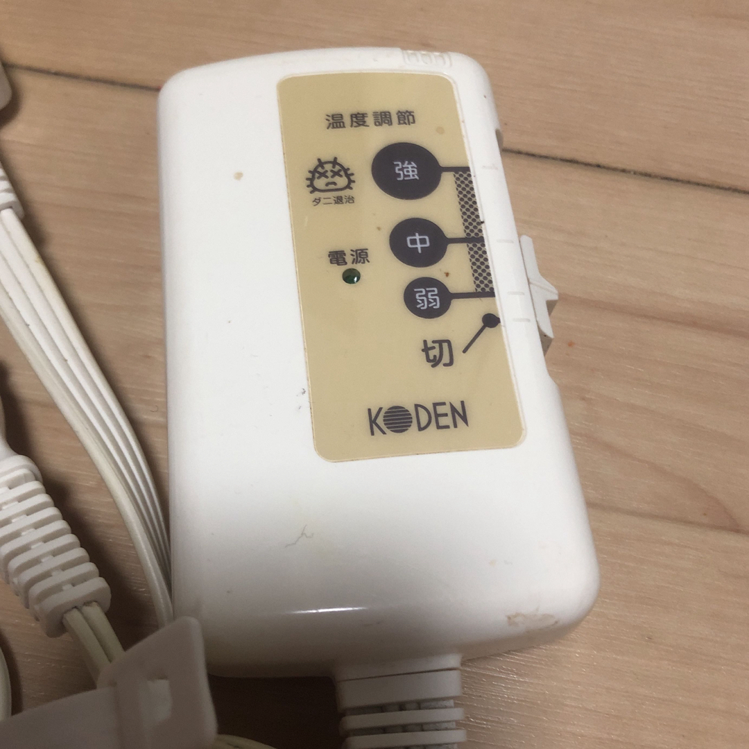 KODEN 電気毛布 専用 コード スマホ/家電/カメラの生活家電(その他)の商品写真