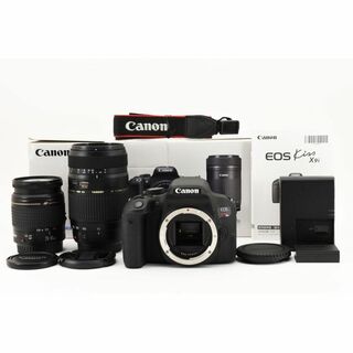 キヤノン(Canon)の【E43】Canon EOS KISS X9i　ダブルレンズセット　一眼レフ(その他)