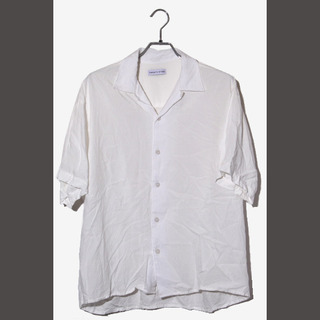 フリークスストア ボタンアップ 半袖 オープンカラーシャツ S ホワイト(シャツ)
