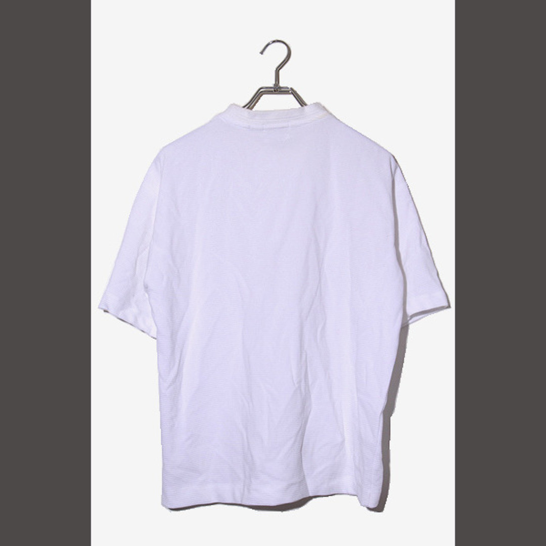 TAKEO KIKUCHI(タケオキクチ)のタケオキクチ ワッフル クルーネック 半袖 Tシャツ L WHITE ホワイト メンズのトップス(Tシャツ/カットソー(半袖/袖なし))の商品写真