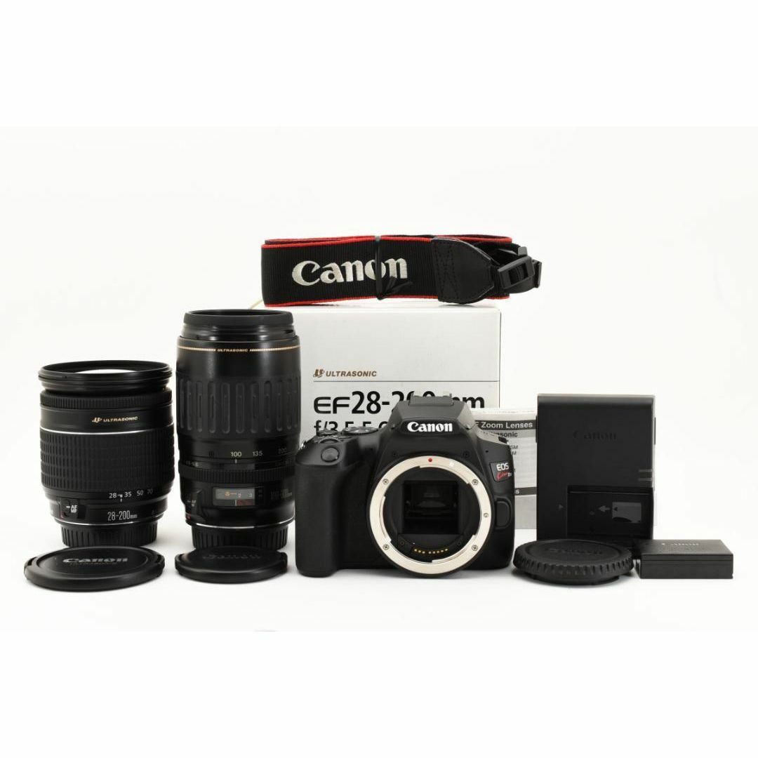 Canon(キヤノン)の【E18】Canon EOS KISS X10 トリプルレンズセット 一眼レフ スマホ/家電/カメラのカメラ(デジタル一眼)の商品写真