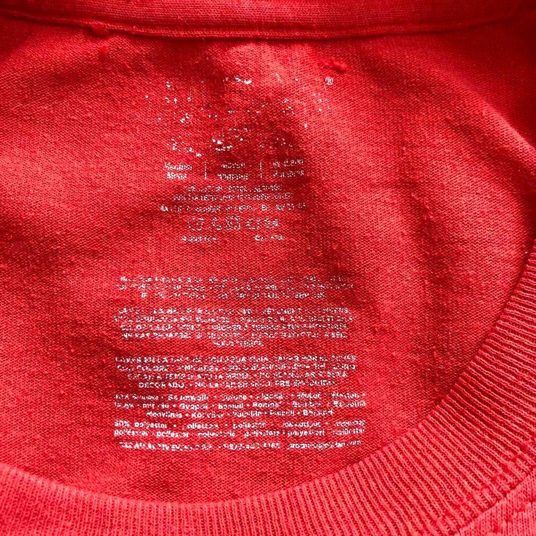 IT108 US古着米国ミドルスクールカーディナルプライドアニマル柄半袖Tシャツ メンズのトップス(Tシャツ/カットソー(半袖/袖なし))の商品写真