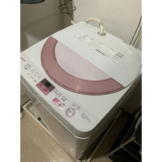 SHARP 洗濯機　2017年製(洗濯機)