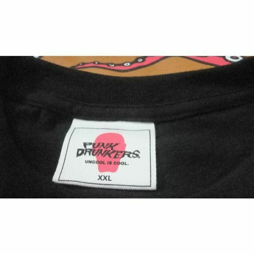 PUNK DRUNKERS(パンクドランカーズ)の未使用 punkdrunkers ブラックパールズ コラボ鬼 TシャツXXL メンズのトップス(Tシャツ/カットソー(半袖/袖なし))の商品写真
