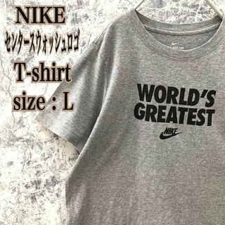 ナイキ(NIKE)のIT95 US古着ナイキワンポイントデカロゴセンタースウォッシュロゴ薄手Tシャツ(Tシャツ(半袖/袖なし))