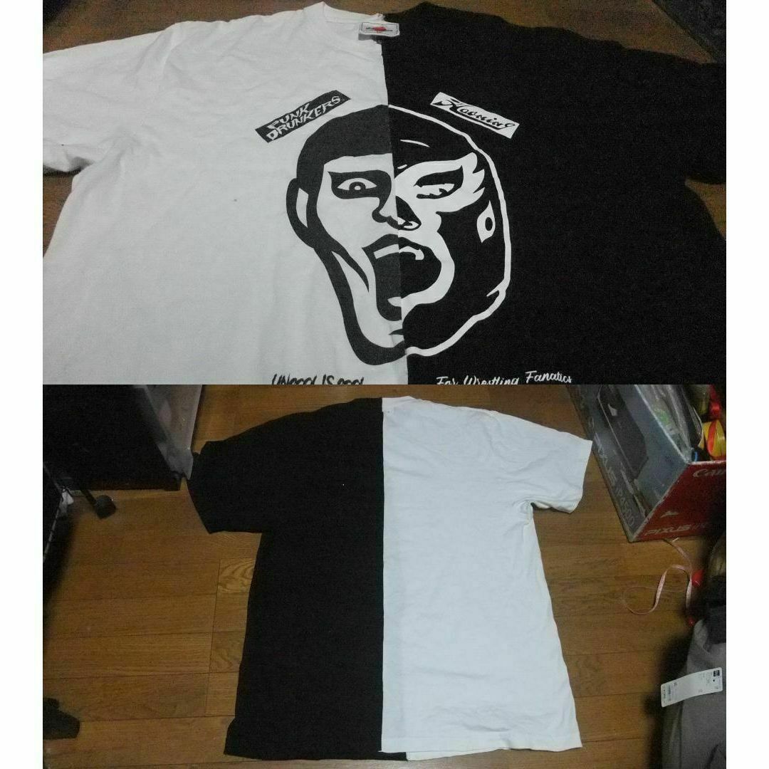 PUNK DRUNKERS(パンクドランカーズ)のpunkdrunkers ハオミン haoming コラボ プロレス Tシャツ メンズのトップス(Tシャツ/カットソー(半袖/袖なし))の商品写真