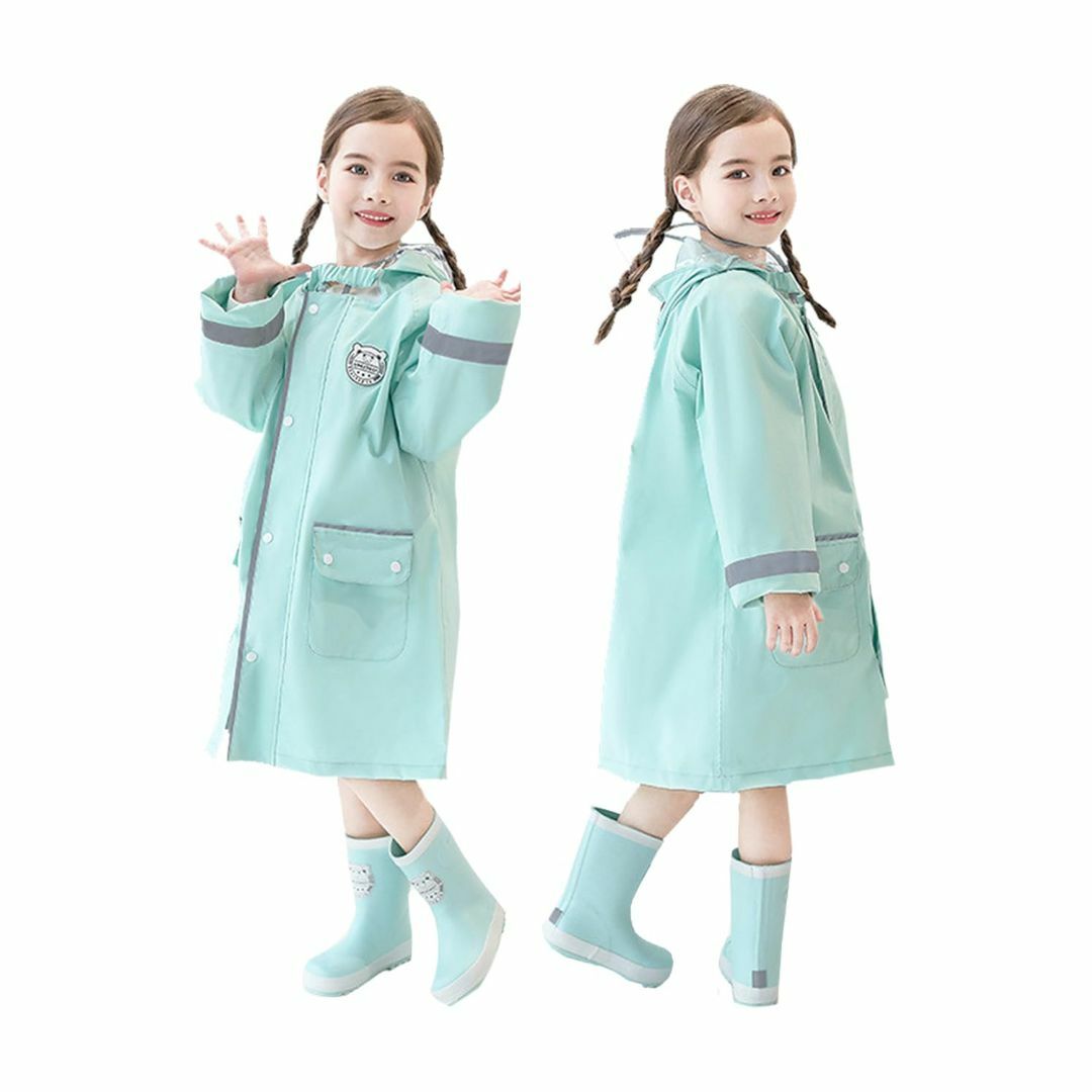 OVERSPEC レインコート キッズ ランドセル対応 子供 レインウェア レイ キッズ/ベビー/マタニティのベビー服(~85cm)(その他)の商品写真