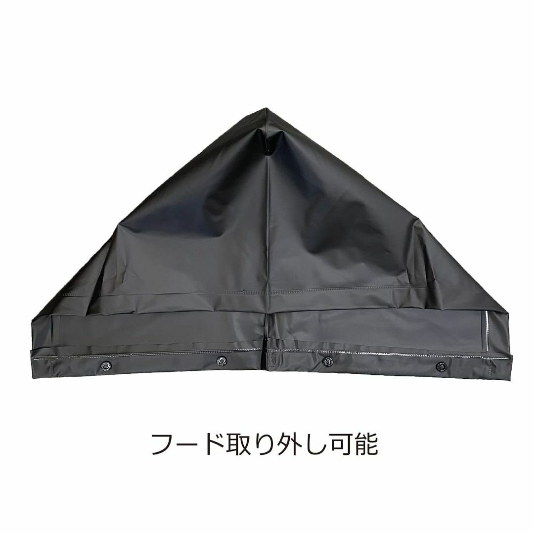 mazume レインコート MZRJ-690-02 ブラック M メンズのファッション小物(その他)の商品写真
