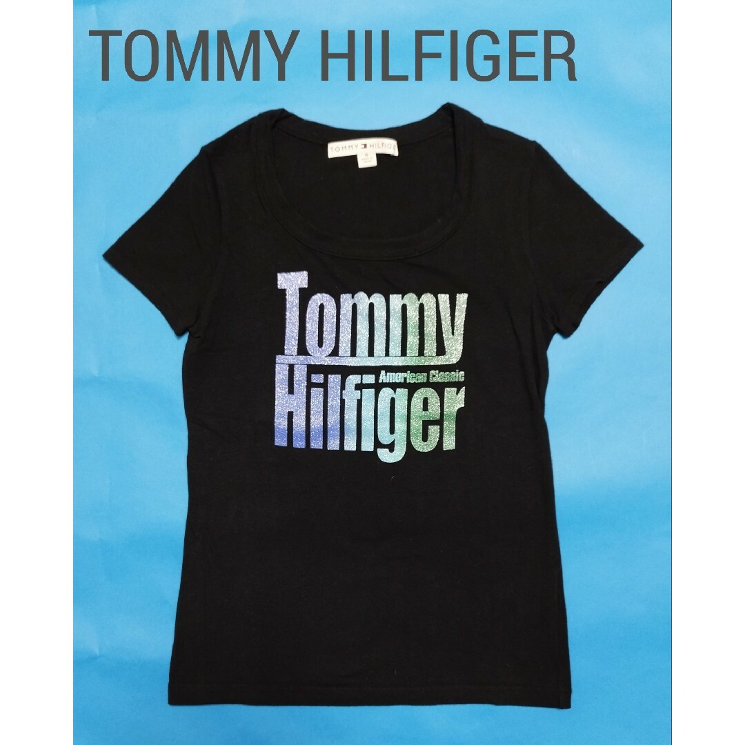 TOMMY HILFIGER(トミーヒルフィガー)の【美品】TOMMY HILFIGER(トミーヒルフィガー)レディースTシャツXS レディースのトップス(Tシャツ(半袖/袖なし))の商品写真