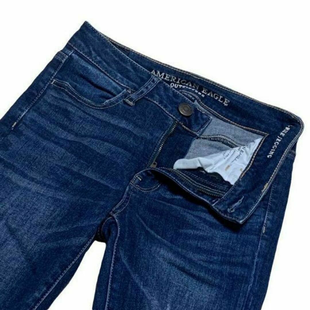 American Eagle(アメリカンイーグル)のアメリカンイーグル HI-RISE JEGGING スーパーストレッチX US0 レディースのパンツ(デニム/ジーンズ)の商品写真