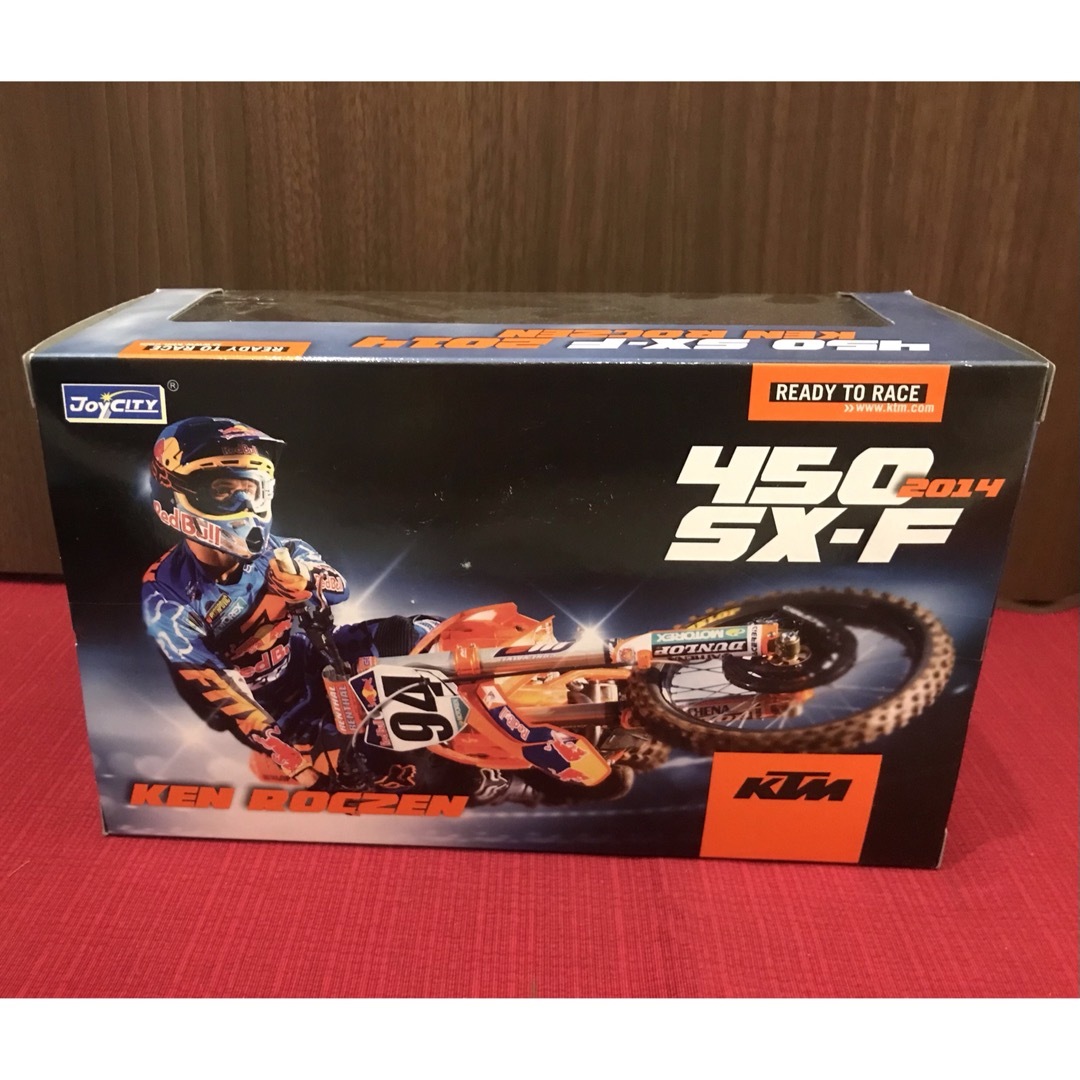 KTM 450SX-F 2014 KEN ROCZEN 1/12スケール エンタメ/ホビーのおもちゃ/ぬいぐるみ(模型/プラモデル)の商品写真